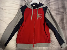 Lacoste Sport Jacke in Rot-Grau