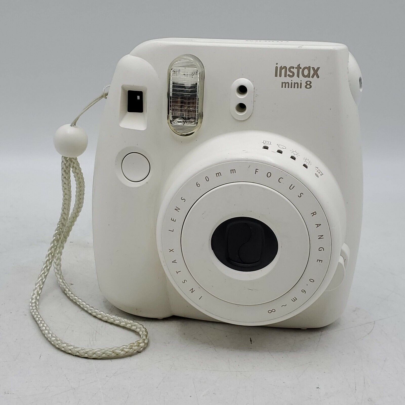 Fujifilm Instax Mini 8 Instant Camera with 10 Shots - White