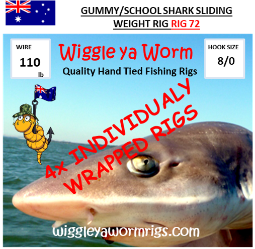 Gummy shark surf rig