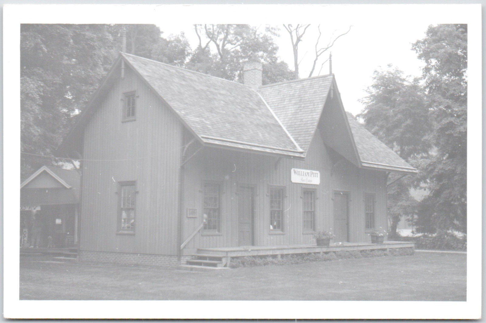 RPPC William Pitt Real Estate Wilton Connecticut Real Photo USA Vintage Postcard