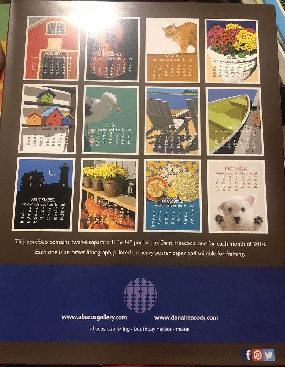 Abacus Poster Calendar 2025 nedi natalya