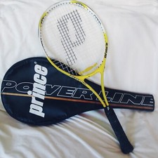Prince Quantum Powerline Oversize Racket - Yellow Black, Worn Grip AS IS