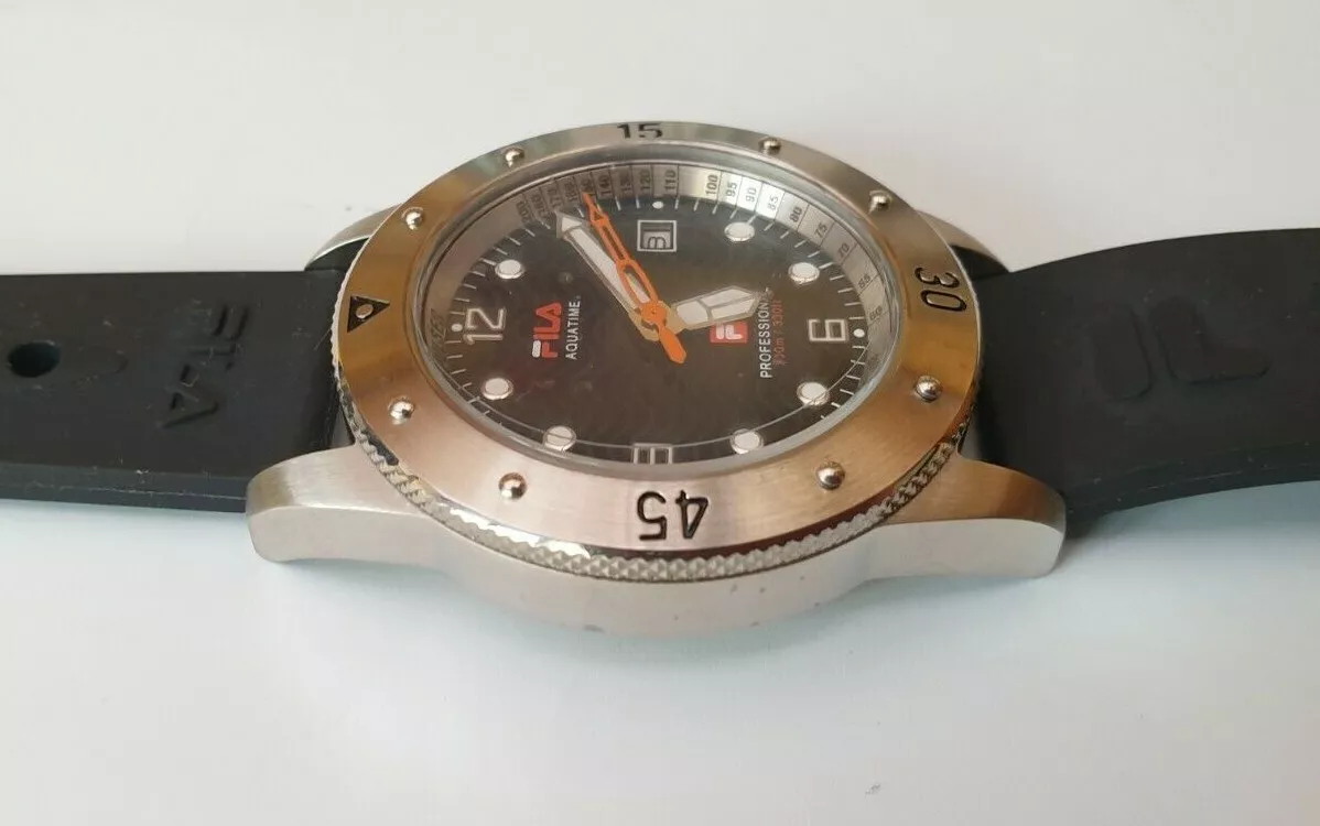 FILA AQUATIME PROFESSIONAL WATCH MENS BOYS GENUINE FOR SPORT OFFICE OR CASUAL