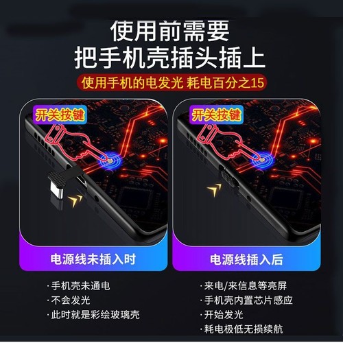Circuit Board Flash LED Light up Phone Case Cover for iPhone 16 15 14 13 Pro Max - Picture 19 of 25