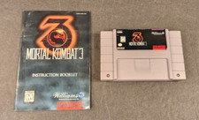 Mortal Kombat 3 (Super Nintendo Entertainment System, 1995) WITH MANUAL TESTED