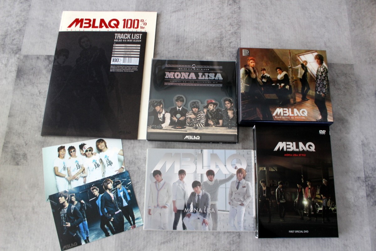 SET x5 MBLAQ Japan Korea CD DVD monqliza style 3d 1st special DVD