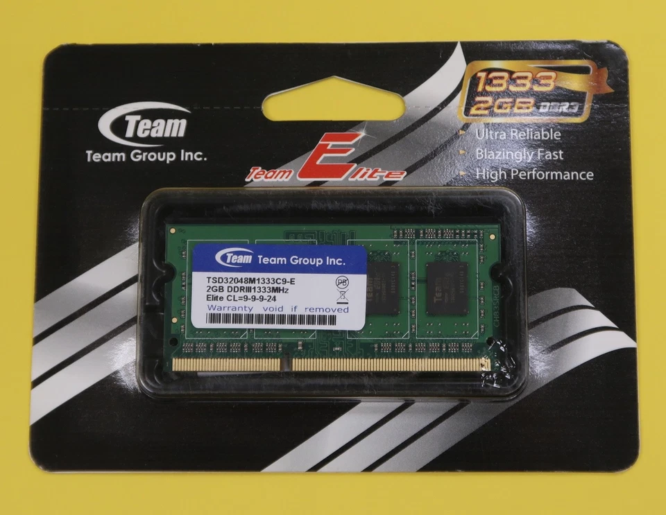 Team Group Elite TSD32048M1333C9-E DDR3 2GB DDRIII1333MHz Computer Memory NEW - Image 3 of 4