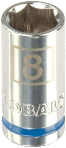 Kobalt New 1/4 Inch Drive 8 Point Shallow Socket SAE & Metric - Pick a Size - Picture 5 of 8