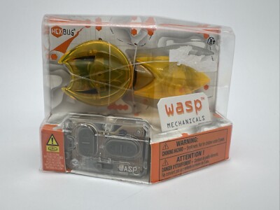 Hexbug Micro Robotic Creatures Mechanicals Wasp Yellow R/C Remote Control New