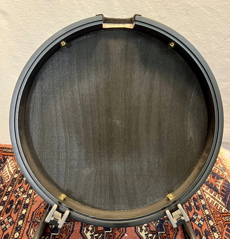 Left-handed Deering Goodtime Blackgrass Special 5-string banjo with free case - Image 4 of 4