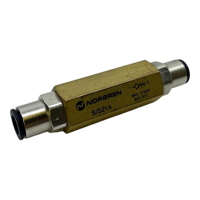 Norgren S/521A Rückschlagventil max.16bar max.80°C Ventil