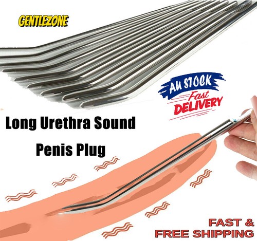 8 Size Metal Rod Sounding Dilator Penis Male Sounds Sex Plug Stretcher Cock BDSM - Picture 11 of 28