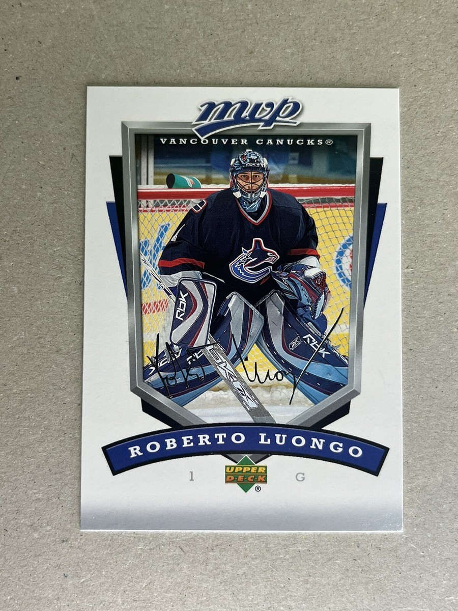 2006-07 Upper Deck MVP Roberto Luongo Vancouver Canucks | eBay
