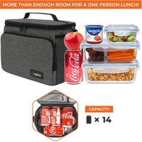 Insulated Lunch Bag Adult Lunch Box for Work School Men Women Kids Leakproof 4