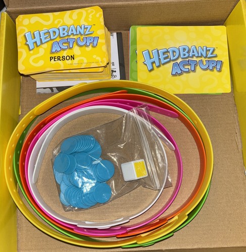 Juego de mesa familiar de actuación rápida Hedbanz Act Up The Fast Acting Spin Master juegos - Imagen 2 de 3