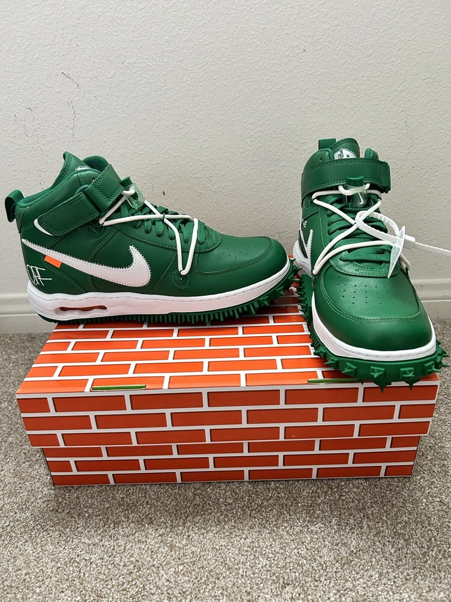 Size 11 - Nike Air Force 1 Mid SP Leather x Off-White Pine Green