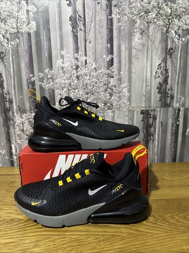 Nike Air Max 270 GS Schwarz Größe UK 6 EUR 40 US 7Y HF0027-001