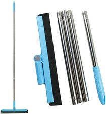 Floor Squeegee Extendable Handle Wet Room Tile Cleaning Floor Mop Wiper Blade