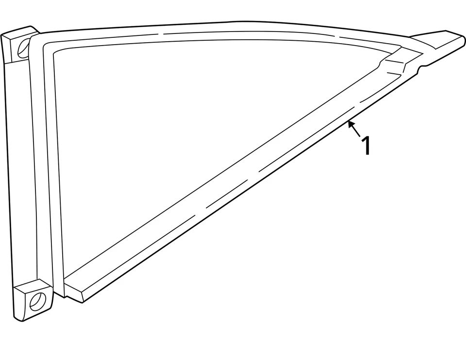 Cuarto de cristal/ventana AUDI TT derecha 00 01 02 03 04 05 06 Foto 3 de 3