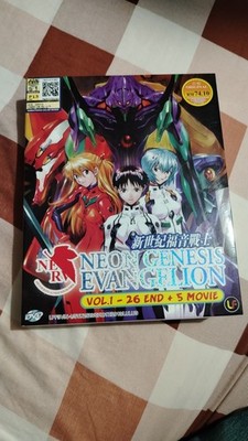 Neon Genesis Evangelion (VOL.1 - 26 End + 6 Movie) ~ English Audio ~ Anime DVD