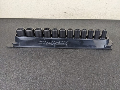 #ad #bo827 Snap on 3 8quot; Drive Metric 6 pt Semi deep Impact Socket Set 212IMFMSYA $199.95