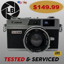 CANON Canonet QL17 GIII G3 40mm f 1.7 35mm Film Rangefinder, Tested !! New Seals