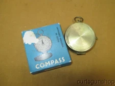 Vintage 1950's Pasto Brass Compass Manufactured in Germany with Box
