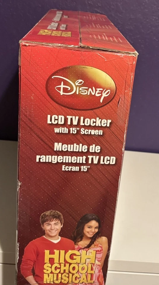 Disney High School Musical Red Locker LCD TV 15” 2007 New In Box Extremely Rare - Image 3 of 4