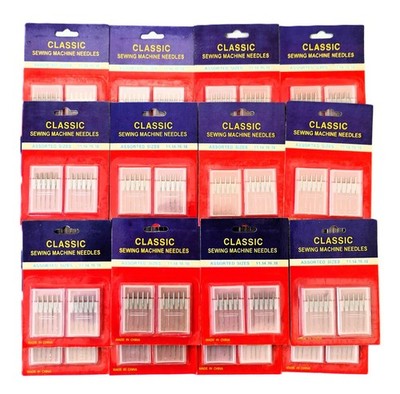 200 Assorted Universal Sewing Machine Needles Craft for Home Use Brother Janome