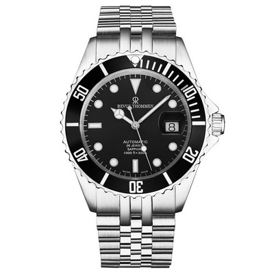 Revue Thommen Diver 17571.2237 / Black | Black Dial 42mm Swiss Automatic Wristwa