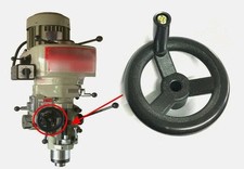 Milling Machine Part Fine Feed Black Plastic Hand Wheel CNC Mill For Bridgeport