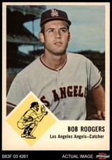 1963 Fleer #20 Buck Rodgers Angels 7 - NM