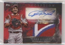 2018 Topps Inception Red 15/25 Jorge Alfaro #IAP-JA Patch Auto fm5