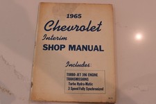 1965 Chevrolet Interium Shop Manual -turbo-jet 396 Engine-turbo 400 Trans St-71 1965 Chevrolet Interium Shop Manual -turbo-jet 396 Engine-turbo 400 Trans St-71