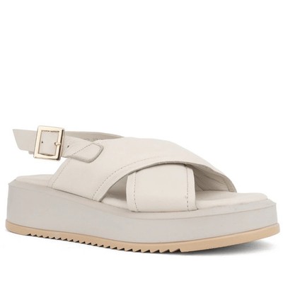 White Casual Open Sandals Sergio Moretti SM6014-2987-01WHT