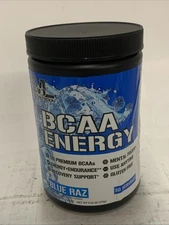 EVL Evlution BCAA ENERGY Amino Acids Powder Blue Raz 30 Servings EXP01/27