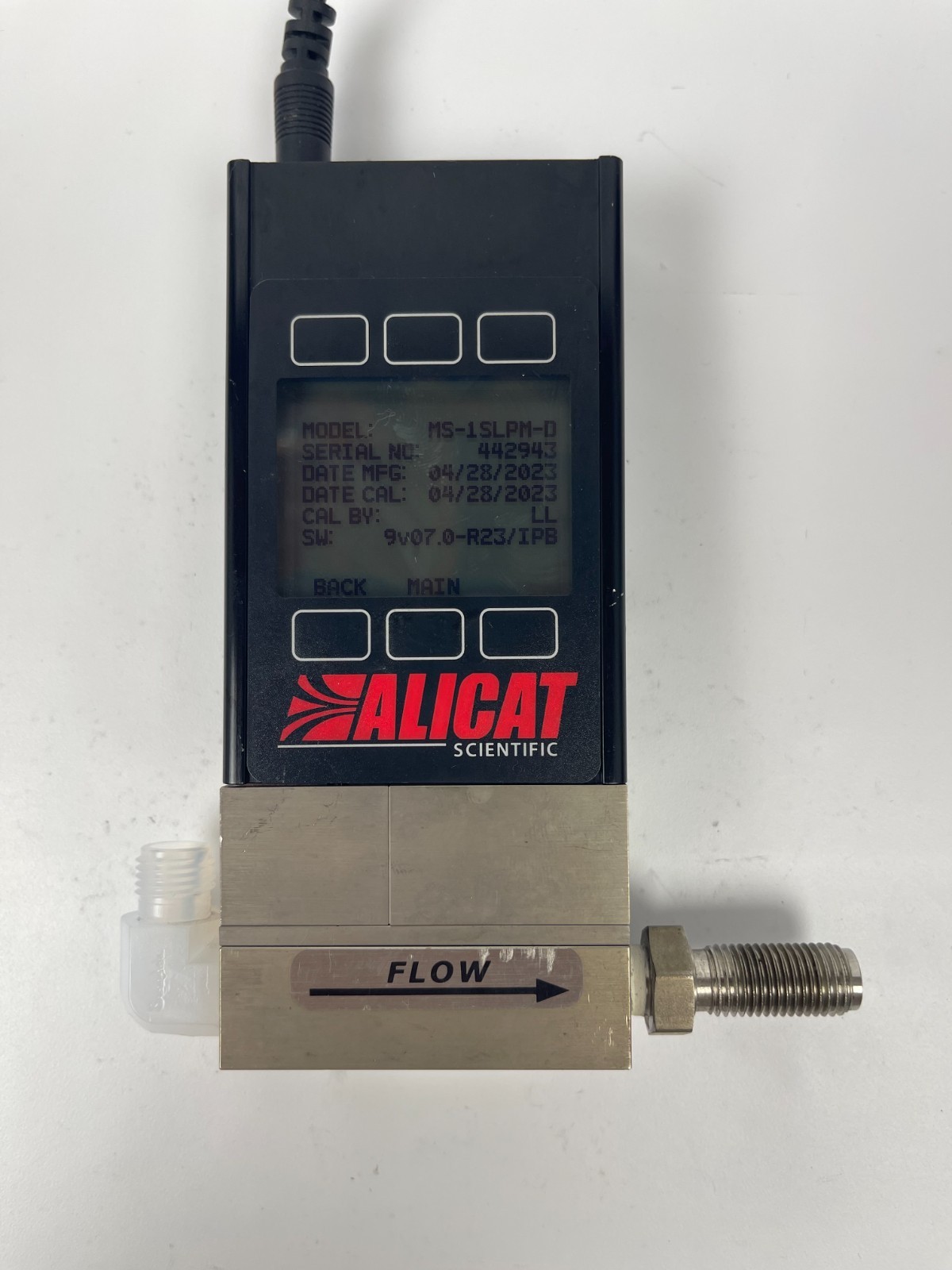 Alicat MS-1SLPM-D-MODTCPIP Mass Flow Meter GAS: SO2, MFG 2023 | FULLY TESTED