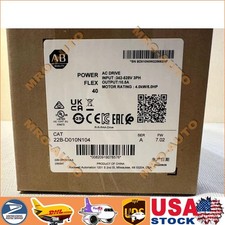 22B-D010N104 Allen Bradley Powerflex 40 AC Drive 5HP Surplus SEALED US Free Tax