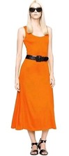 Ralph Lauren Black Label Orange Maxi Dress 4 MSRP: $1,198.00