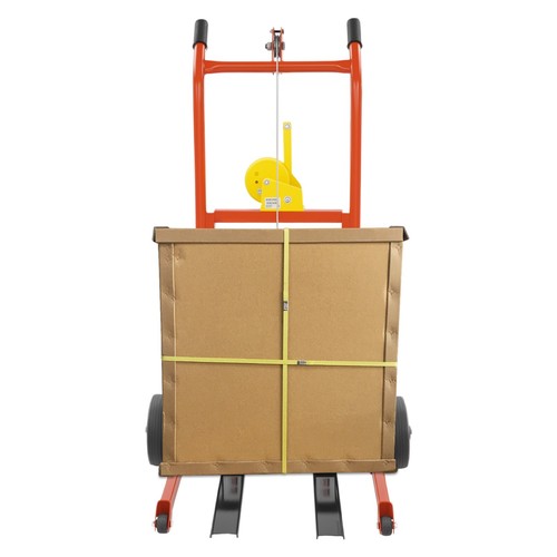 Material Lift Stacker Hydraulic Lifting Pallet Truck Adjustable Cart Warehouse - Picture 7 of 15