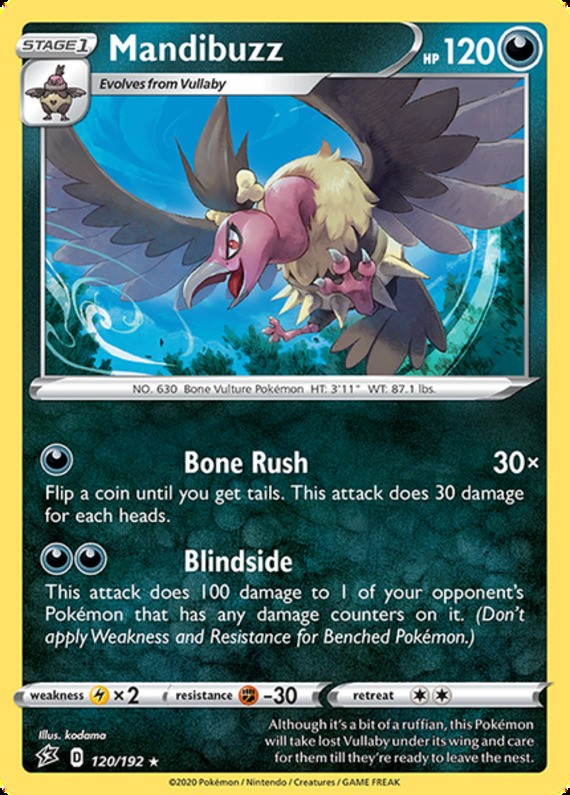 Mandibuzz - 120/192 - Rare - Lightly Played