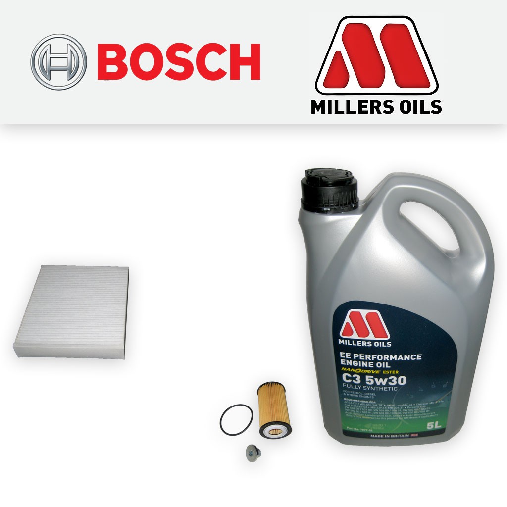 SERVICE KIT for OPEL VAUXHALL ASTRA J MK6 1.6 TURBO A16LET OIL CABIN FILTER +OIL