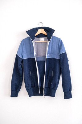 70er 80er True Vintage Retro Trackjacket Trainingsjacke Gr.S 36 West Germany