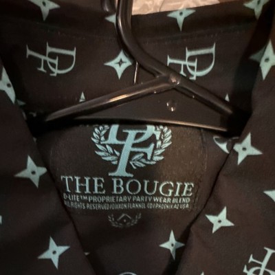 Dixon Flannel The Bougie D-Lite Blend Button-Up Shirt Short Sleeve Black Blue
