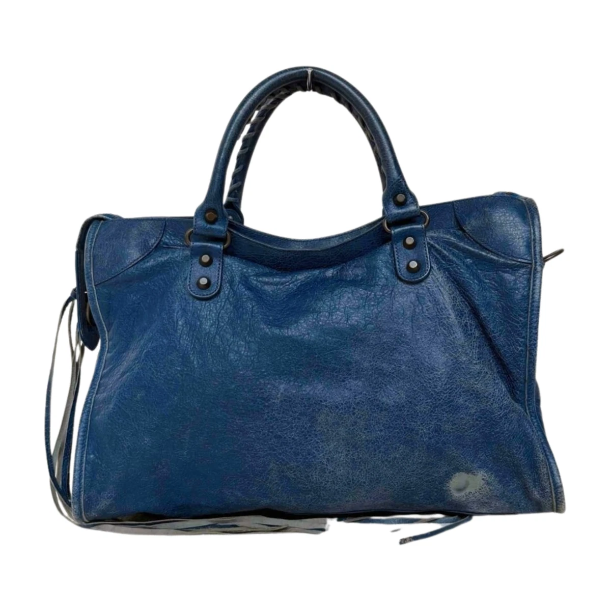 Auth BALENCIAGA The City 115748 Vintage 2way Shoulder Hand