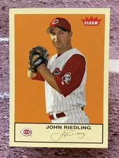 2005 Fleer Tradition John Riedling #299 Cincinnati Reds