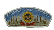 2001 Jamboree Atlanta Area Council GA JSP WHT Bdr (VT739)