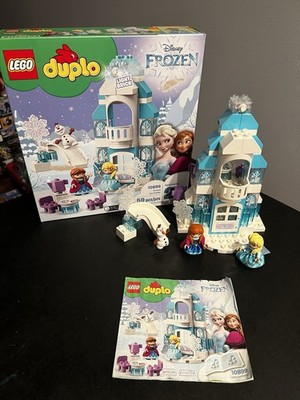 LEGO DUPLO Frozen Ice Castle 10899 Complete Set 59 Pieces Elsa Anna Olaf