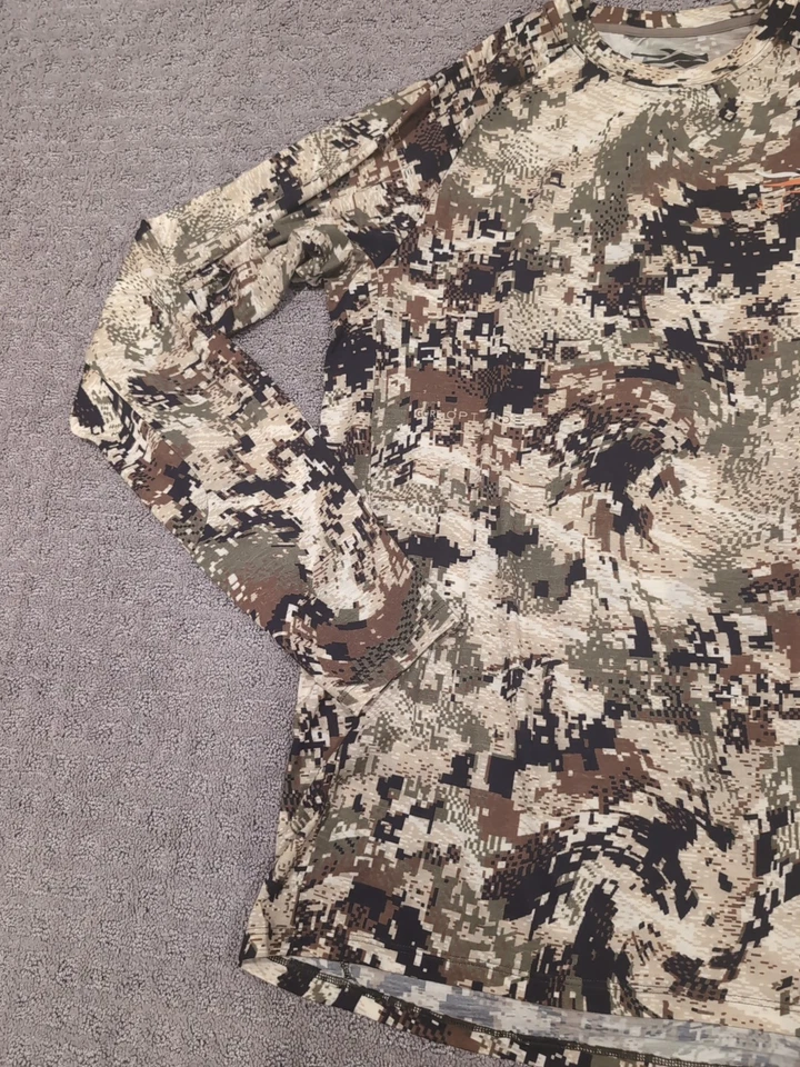 Sitka Gear Core Merino 120 LS Crew Large Subalpine Excellent Free Shipping! - Image 2 of 4