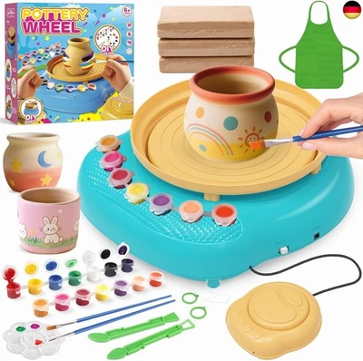 TingingYuli Töpferscheibe für Kinder, Kunst- und Bastelspielzeug für Kinder im A